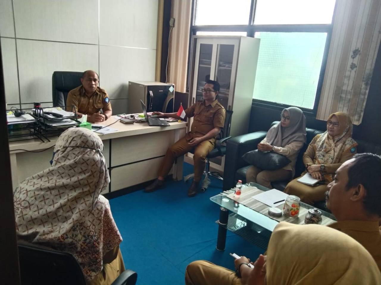 Rapat Koordinasi Penginputan Website PUPR Bersama Tim SPBE Dinas PUPR Kota Ternate